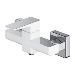 Parma bateria prysznicowa ścienna chrom/biała PM7440CRB
