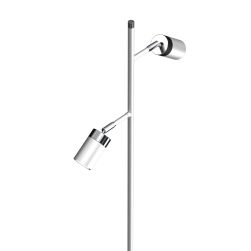 Milagro Lampa podłogowa Joker white/chrome 1xGU10, minimalistyczna zbliżenie