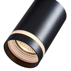 Szynoprzew&oacute;d na zbliżeniu Pipe Ring Track Spot Light Black 1xGU10 - 3 Circuit ML7671