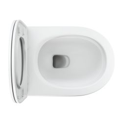 widok z góry Ottawa Comfort miska WC wisząca z deską wolnoopadającą biały mat OTTAWACMWBM