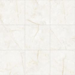 Kompozycja dziewięciu płytek imitujących kamień kremowych Les Bijoux Alabastro-R Polished 79,3x79,3