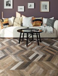 płytka drewnopodobna Diamond Pallet Mix Chevron realonda