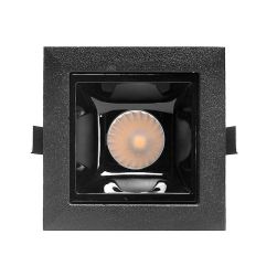 Antigo Lampa wpuszczana A - Glare in 1 - Czarna 3000K 3038