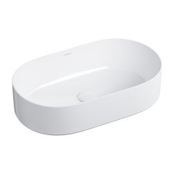 Mesa umywalka nablatowa owalna 32x53 cm biały połysk MESA530BP