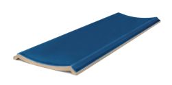 wizualizacja Bow Blue 15x45 cegiełka tr&oacute;jwymiarowa