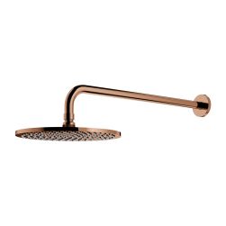 SlimLine deszczownica okrągła 25 cm z ramieniem ściennym miedź WGSET1CP
