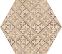 hexagon kafelki na ściane podłoge 17,5x20  matowe gresowe płytki do łazienki salonu kuchni