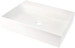Correo umywalka nablatowa prostokątna 40x50 cm biała CQR_AU5S