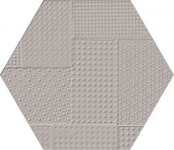 Sixty Esagona Timbro Cenere Silktech 21x18,2 płytka heksagonalna