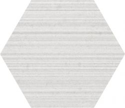 Esagona Mix Bianco 22,5x19,5 płytka imitująca kamień graffio