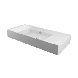 Essence C umywalka wisząca prostokątna 100 cm biały 100243669