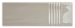 Glow Decor Grey Gloss 5,2x16 cegiełka dekoracyjna wzór 5