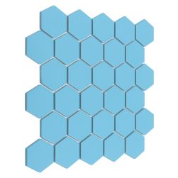 widok z boku Hexagon Montana 51 Matt 27,1x28 mozaika dekoracyjna