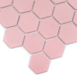 zbliżenie Hexagon Peony 51 Matt 27,1x28 mozaika dekoracyjna