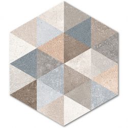 Vives płytki hexagonalne we wzory kolorowe matowe 23x26,6 płytki na podłoge ściane płytki do lazienki salonu kuchni