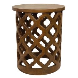 Huggen Smal stolik kawowy 45 cm bursztyn JRC3-M13