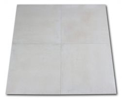Kompozycja czterech szarych płytek gresowych imitujących beton Ellesmere 60x60