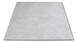 Kompozycja czterech płytek imitujących kamień jasnoszarych Soapstone Silver 60x60 Mat