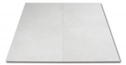 Kompozycja czterech płytek imitujących kamień białych Soapstone White Mat 60x60
