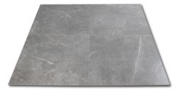 Kompozycja czterech szarych płytek imitujących kamień Soapstone Gray 75x75 Mat