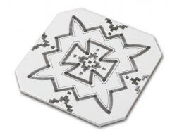 Płytka patchworkowa czarno-biała Octogono Variette Sombra 20x20 wzór 2