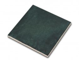 Cegiełka ścienna kwadratowa w kolorze ciemnoziolonym Artisan Moss Green 13,2x13,2