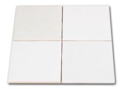Kompozycja czterech cegiełek ściennych kwadratowych Artisan White 13,2x13,2
