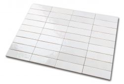 Połączenie wielu cegiełek ściennych w odcieniach bieli Artisan White 6,5x20