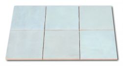 Kompozycja sześciu cegiełek ściennych kwadratowych błękitnych Artisan Aqua 13,2x13,2