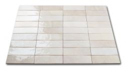 Kompozycja wielu cegiełek ściennych w odcieniach beżowych Artisan Ochre 6,5x20