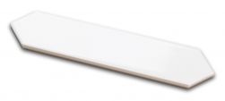 Biała płytka o nietypowym kształcie Arrow Pure White 5x25