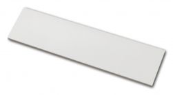 Cegiełka ścienna w kolorze białym Stromboli Plume White 9,2x36,8