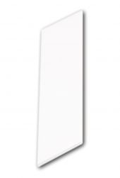 Cegiełka w kolorze białym do jodełki Chevron White Right 18,6x5,2