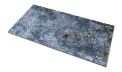 Dekoracyjna płytka imitująca kamień niebieska w połysku Nebula Blue 60x120