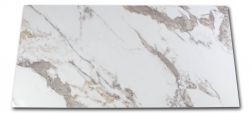Płytka imitująca marmur biało-szara Veins Gold Brillo 60x120 wzór 2