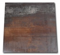 Płytka imitująca metal brązowa Corten-a 60x60 wzór 2