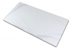 Płytka marmuropodobna biała z jasnymi smugami Pontremoli Brillo 60x120