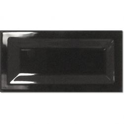 equipe  czarne płytki kafelki na ściane  czarne 7,5x15 płytki do łazienki kuchni nowoczesna łazienka kuchnia połysk