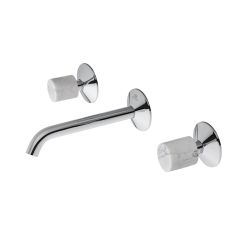 Lignage bateria umywalkowa podtynkowa 3-otworowa chrom carrary 100324530