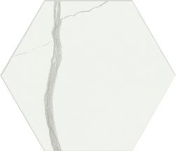 Mate Esagone Marmo Bianco 22,5x19,5 płytka imitująca marmur