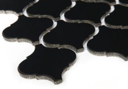 widok na detale Mini Arabesco Black 25x27,6 mozaika dekoracyjna
