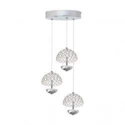 LAMPA WISZĄCA VENUS 3x5W LED glamour Milagro