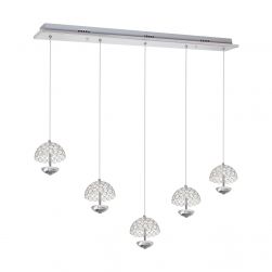 LAMPA WISZĄCA VENUS 5x5W LED glamour Milagro