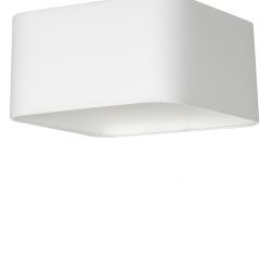 Lampa podsufitowa Napoli white/chrome 1xE27 klasyczna milagro