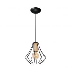 LAMPA WISZĄCA WILL BLACK 1XE27 nowoczesna Milagro