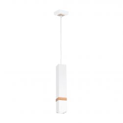 Lampa wisząca VIDAR WHITE 1xGU10 nowoczesna Milagro