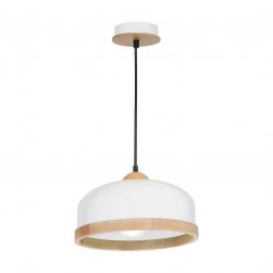 Lampa wisząca STUDIO WHITE 1xE27 nowoczesna Milagro