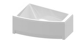 Tilo osłona długa lewa 150 cm biała MSWTOD-001TL