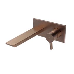 Oxo bateria umywalkowa podtynkowa miedź szczotkowana 100348315