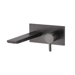 Oxo bateria umywalkowa podtynkowa szczotkowany tytan 100283351